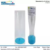 Foto articolo dell\'articolo FLUTE BASE AZZURRA 6 PZ PRT731 