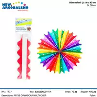 Foto articolo dell\'articolo GIRANDOLA MULTICOLOR Ø50 CM PRT55 