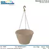Foto articolo dell\'articolo HM26 BASKET CON GANCIO MELROSE ESPRIT 26X16.5H CM MOCA