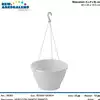 Foto articolo dell\'articolo HW26 BASKET CON GANCIO MELROSE ESPRIT 26X16.5H CM BIANCO