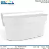 Foto articolo dell\'articolo KW502020 BALCONETTA ESPRIT 50x20x20 CM BIANCO