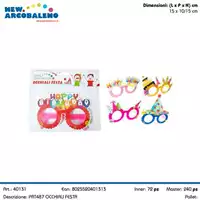 Foto articolo dell\'articolo OCCHIALI FESTA 15X10/15 CM PRT487 
