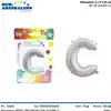 Foto articolo dell\'articolo PALLONCINO  FOIL LETTERA C H 65 CM CA. PRT421 