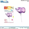 Foto articolo dell\'articolo PALLONCINO FOIL ELEFANTE H 30 CM CA. PRT555 