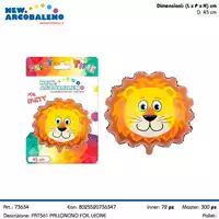 Foto articolo dell\'articolo PALLONCINO FOIL LEONE 45X45 CM CA. PRT561 