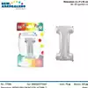 Foto articolo dell\'articolo PALLONCINO FOIL LETTERA I 65 CM CA. PRT427  