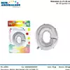Foto articolo dell\'articolo PALLONCINO FOIL LETTERA O H 65CM CA. PRT431 