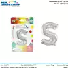 Foto articolo dell\'articolo PALLONCINO FOIL LETTERA S H 65 CM CA. PRT435 