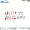 Foto articolo dell\'articolo PALLONCINO FOIL TI AMO SILVER H40 CM CA. PRT255