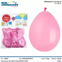 PALLONCINO ROSA 19X30 CM CA. BLL122/15 