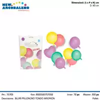 Foto articolo dell\'articolo PALLONCINO TONDO MACARON 45X45CM CA. BLL98 