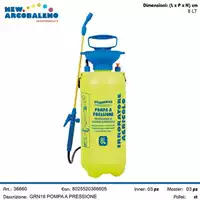 Foto articolo dell\'articolo POMPA A PRESSIONE IN PP 8 LT GRN16