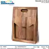 Foto articolo dell\'articolo PORTABOTTIGLIE EFFETTO LEGNO 3 BOTTIGLIE 27x9x38 CM CATVN3S/V098 VCT03