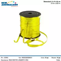 Foto articolo dell\'articolo ROCCHETTA NASTRO LAMINATO ORO 8mmX250mt AN53