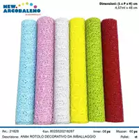 Foto articolo dell\'articolo ROTOLO DECORATIVO DA IMBALLAGGIO 48cmx4,57mt AN84