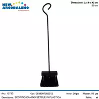 Foto articolo dell\'articolo SCOPINO CAMINO SETOLE IN PLASTICA 50 CM 82312