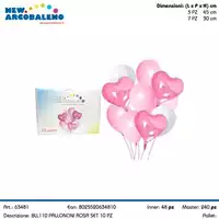 Foto articolo dell\'articolo SET 10 PZ PALLONCINI ROSA BLL110 