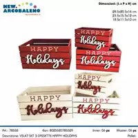 Foto articolo dell\'articolo SET 3 CASSETTE HAPPY HOLIDAYS VSL47 