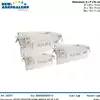 Foto articolo dell\'articolo SET 3 PZ CASSETTA BIANCA HOME VSL23 