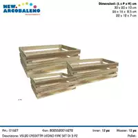 Foto articolo dell\'articolo SET 3 PZ CASSETTA IN LEGNO VSL20 
