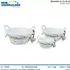 Foto articolo dell\'articolo SET 3 PZ CESTO IN VIMINI FODERATO CST28
