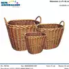 Foto articolo dell\'articolo SET 3 PZ CESTO LEGNA VIMINI PIENO CST311 