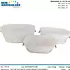 Foto articolo dell\'articolo SET 3 PZ CESTO OVALE IN FERRO BIANCO CST138