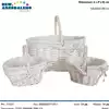Foto articolo dell\'articolo SET 3 PZ CESTO PANIERE FODERATO CST91 