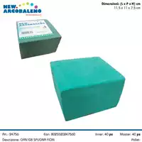 Foto articolo dell\'articolo SPUGNA FIORI 11.5X11X7.5 CM GRN108 