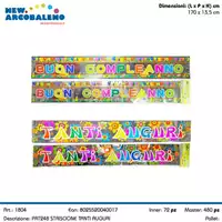 Foto articolo dell\'articolo STRISCIONE TANTI AUGURI 170X13,5 CM PRT248 