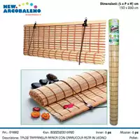 Foto articolo dell\'articolo TAPPARELLA IN BAMBU' CON CARRUCOLA 150X260 CM TPL02 