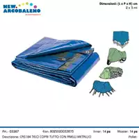 Foto articolo dell\'articolo TELO COPRI TUTTO CON ANELLI 2X3 MT CAS184 