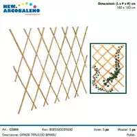 Foto articolo dell\'articolo TRALICCIO IN BAMBU' 180X120 CM GRN08 