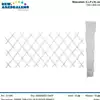 Foto articolo dell\'articolo TRALICCIO IN PVC BIANCO 100X200 CM GRN96 