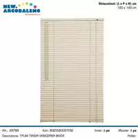 Foto articolo dell\'articolo VENEZIANA BEIGE IN PVC 120X160 CM TPL44 